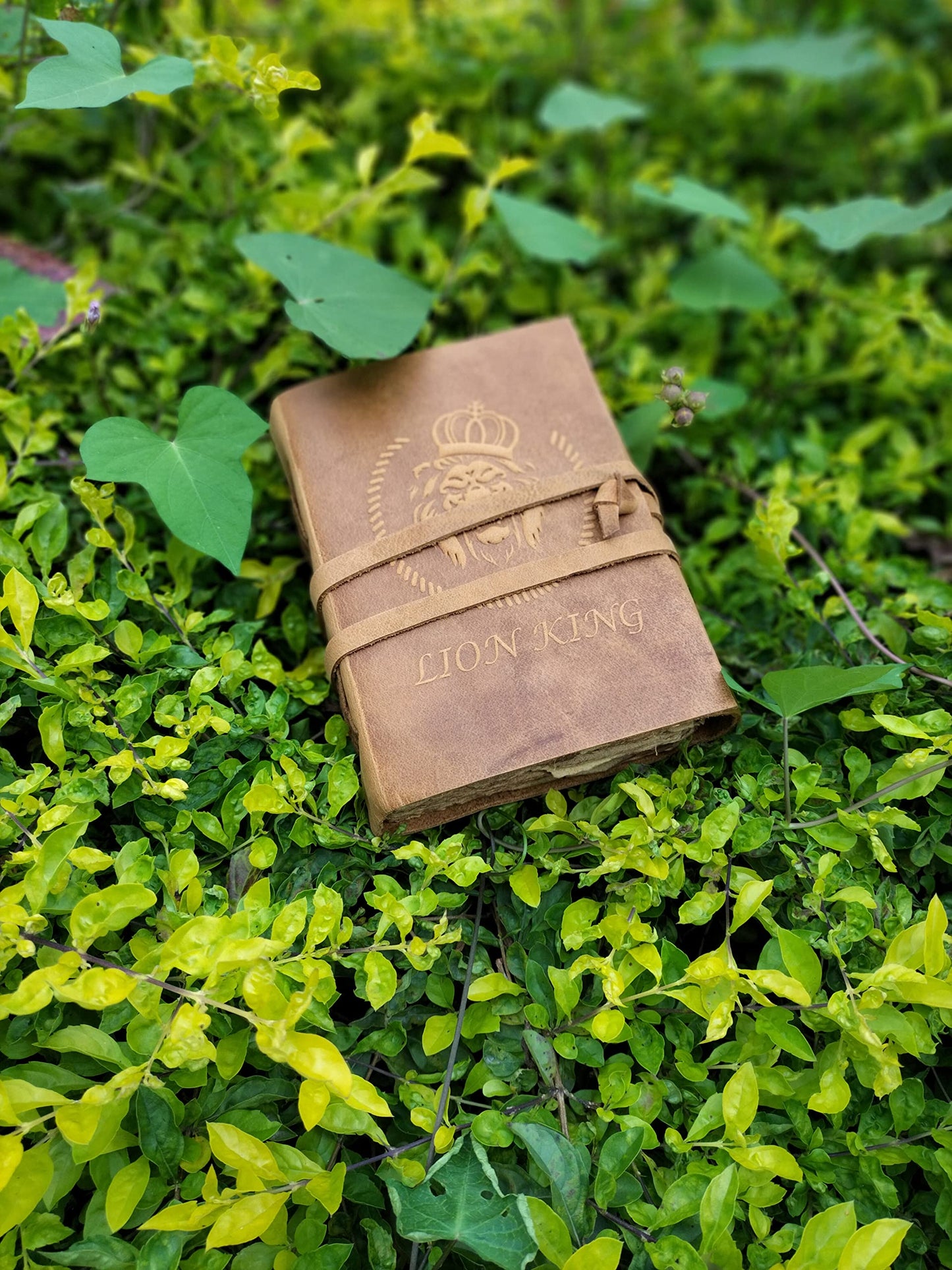 Shy Shy Let's Touch The Sky Leather Journal Notebook, Leather Bound Journal for Men and Women, Lined Travel Journal & Writing Journal for Personal Diary, 5x7 inches, Brown, 200 Pages Organizer