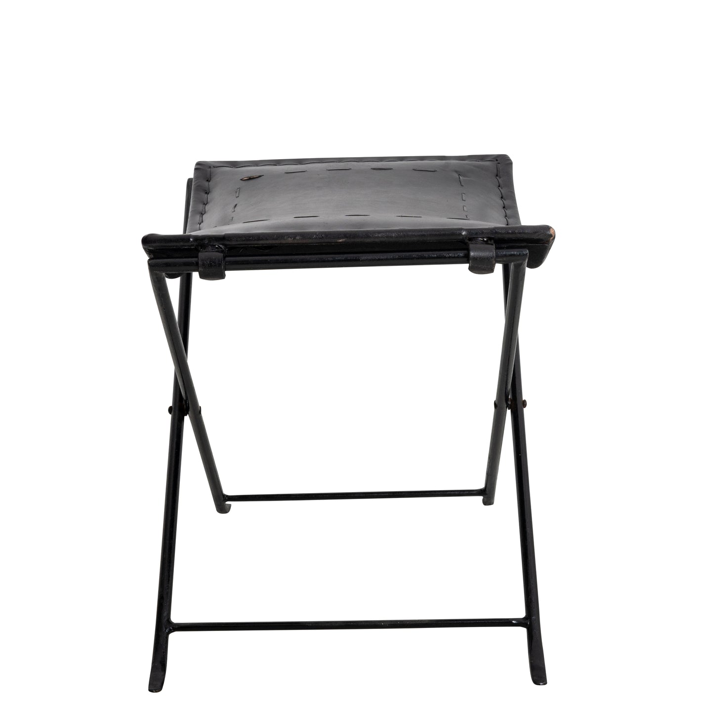 Shy Shy- Butler Melton Black Leather Stool | Leather Bar Stools | Leather Counter stools