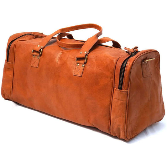 24 Inch Duffel Bag, Carry On Leather Duffle